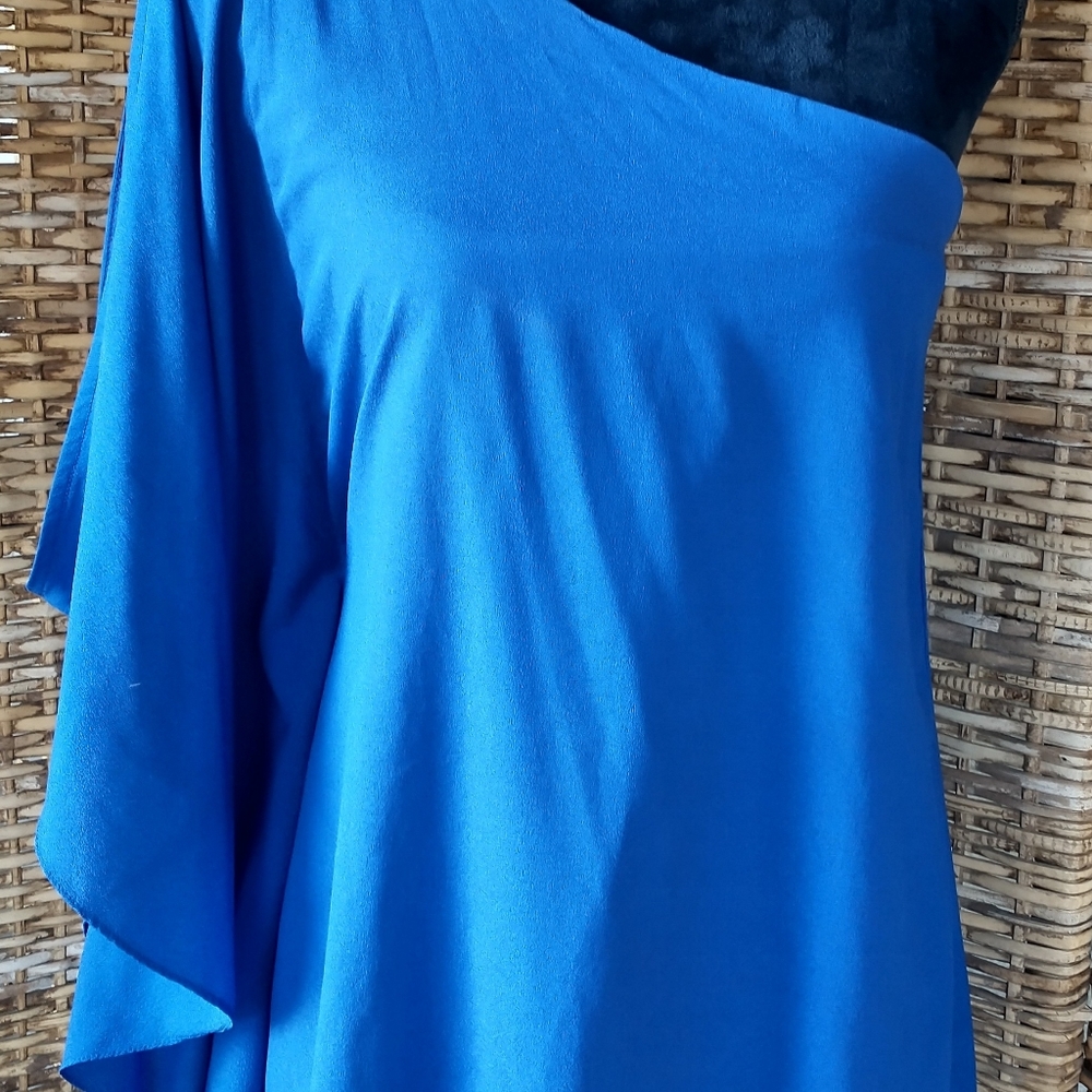 Blue mini dress